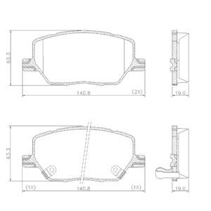 PASTILLAS DE FRENO FIAT TORO /JEEP RENEGADE /TRACKER 1.8
