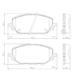 PASTILLAS DE FRENO GM TRACKER/MONTANA 1.0T/1.2T 2020/