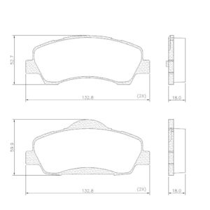 PASTILLAS DE FRENO CITROEN CELYSSE/C4 PEUGEOT 301 2014