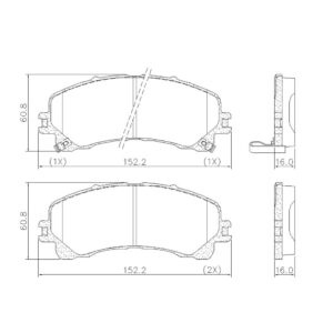 PASTILLAS DE FRENO CHEVROLET S10 2012/