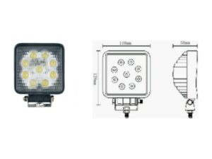 FOCO 9 LED CUADRADO 50MM - SG-WS27A