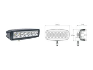 FOCO 6 LED RECTANGULAR 50MM - SG-WS18F
