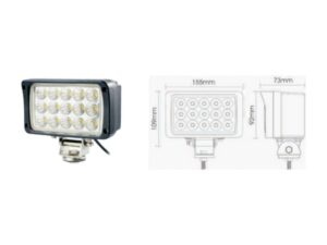 FOCO 15 LED 50MM (CON TECHO) - SG-WS45A