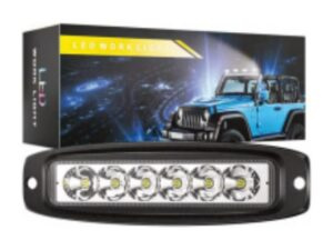 FOCO 6 LED RECTANGULAR SOPORTES LATERALES - H-1Q-6
