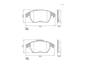 PASTILLA DE FRENO CITROEN C4 2.0/C4 PICASSO 2.0 16V 09/