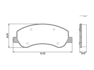PASTILLAS DE FRENO VOLKSWAGEN AMAROK 2.0 16V 2010/