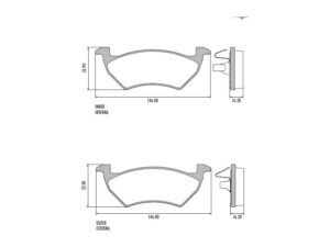 PASTILLAS DE FRENO VOLKSWAGEN GOL/SAVEIRO G5 12/