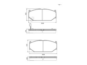 PASTILLA DE FRENO SUZUKI CIAZ 2014/ SWIFT/DZIRE 1.2 2018/