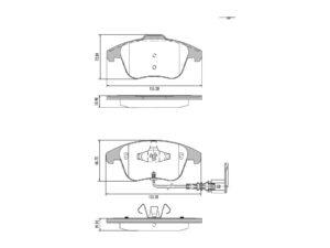 PASTILLAS DE FRENO DEL VOLKSWAGEN PASSAT/JETTA/TIGUAN AUDI