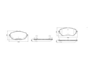 PASTILLAS TOYOTA COROLLA 1.8/2.0 16V 2014/
