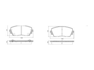 PASTILLAS DE FRENO KIA PICANTO 1.0 12V 2014/ (MANDO)