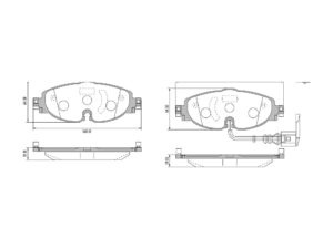 PASTILLAS DE FRENO DEL VOLKSWAGEN TAOS/GOLF 1.4 (GIRLING)