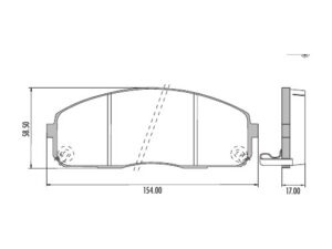 PASTILLAS DE FRENO HYUNDAI H1 2008/ HR 2.5 (AKEBONO)