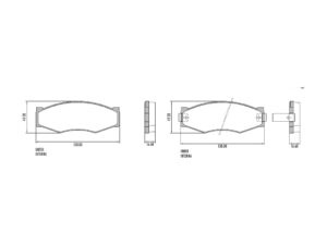 PASTILLAS DE FRENO NISSAN 720/D21/ SAMSUNG SV110