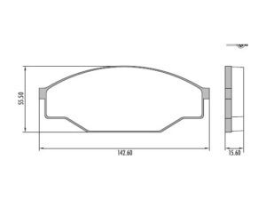 PASTILLAS FRENO TOYOTA HILUX 2.4/2.8 WINGLE