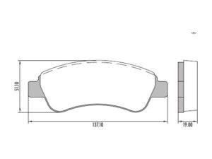 PASTILLA DE FRENO PEUGEOT 307/ 03/C4 PEUGEOT 208 13/ BOSCH