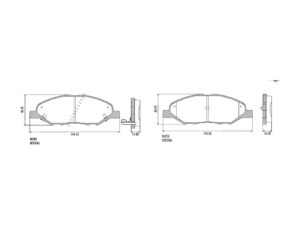 PASTILLA DE FRENO NISSAN TIIDA 1.8 16V 200713