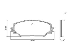 PASTILLAS DE FRENO TOYOTA COROLLA 2012/ PRIUS 2012